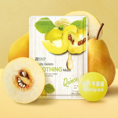 Bộ Mặt Nạ Dưỡng Ổn Định Da Nhạy Cảm Tinh Chất Lê – SNP Fruits Gelato Soothing Mask