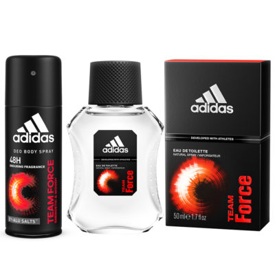 Combo Nước Hoa và Xịt Khử Mùi Adidas Team Force