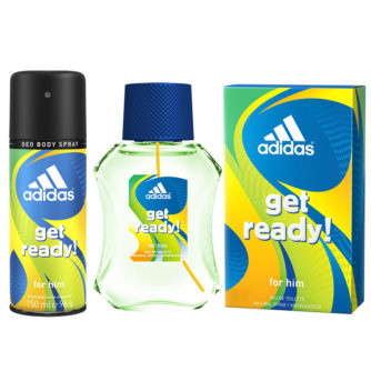 Combo Nước Hoa và Xịt Khử Mùi Adidas Get Ready Nam